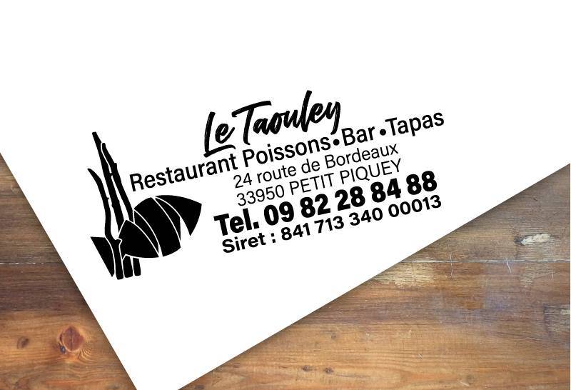 Création d'une identité visuelle pour un restaurant de Piquey