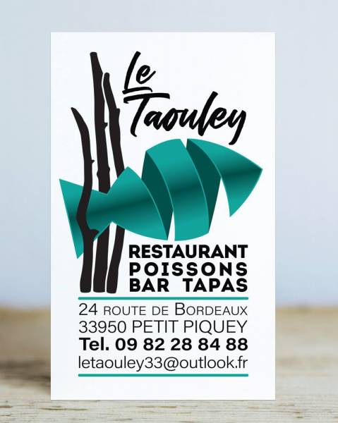Création de logo pour un restaurant du Cap-ferret