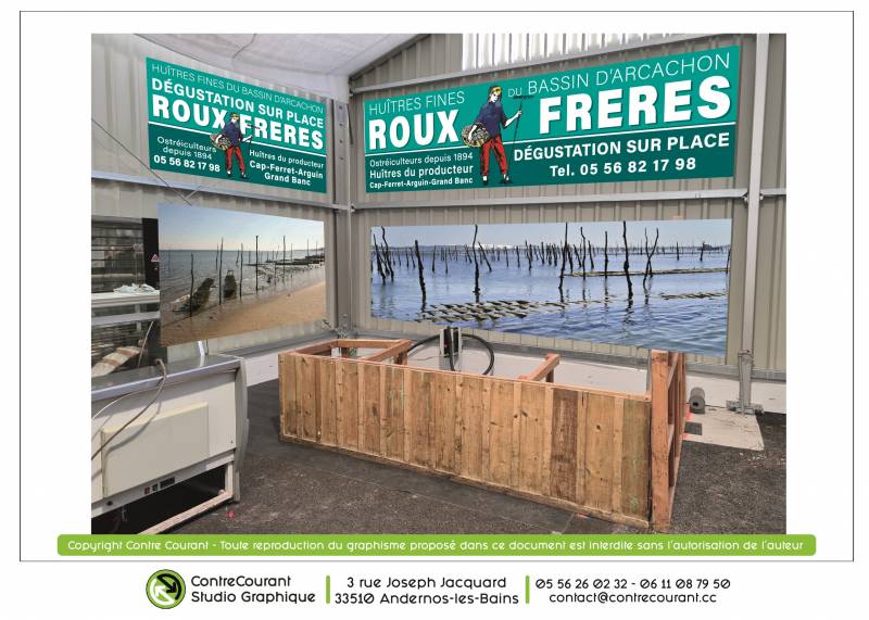 BAT mise en situation avant installation du stand