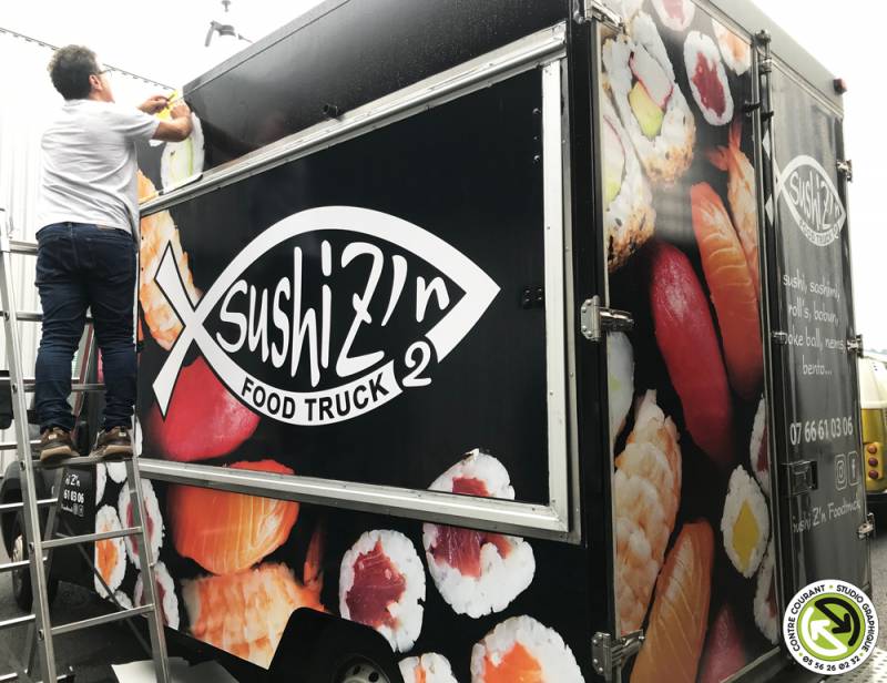Décoration de food truck sur Bassin d'Arcachon près de Bordeaux
