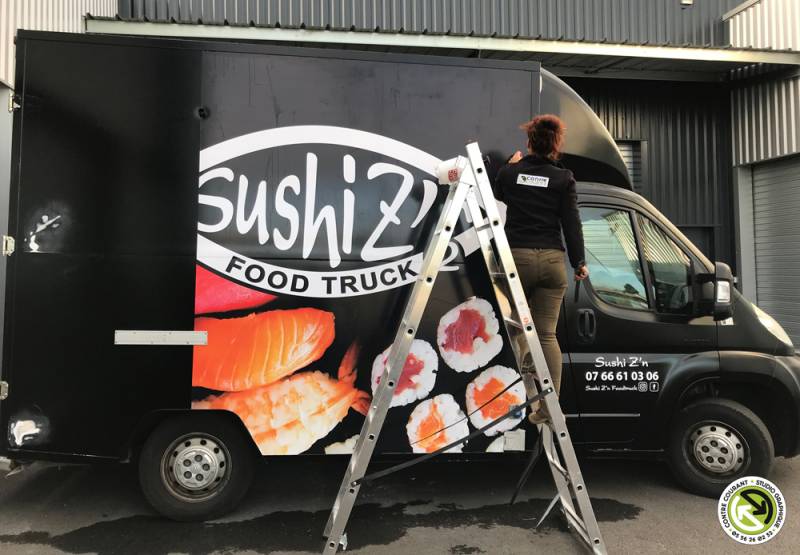 Décoration de food truck sur Bassin d'Arcachon près de Bordeaux