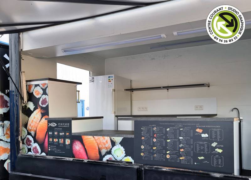 décoration de foodtruck sur Andernos-les-bains près de Bordeaux
